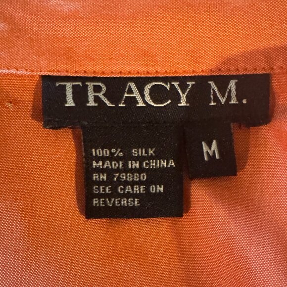 Vibrant orange ¾ long-sleeve tailor-made shirt, - Picture 6 of 10